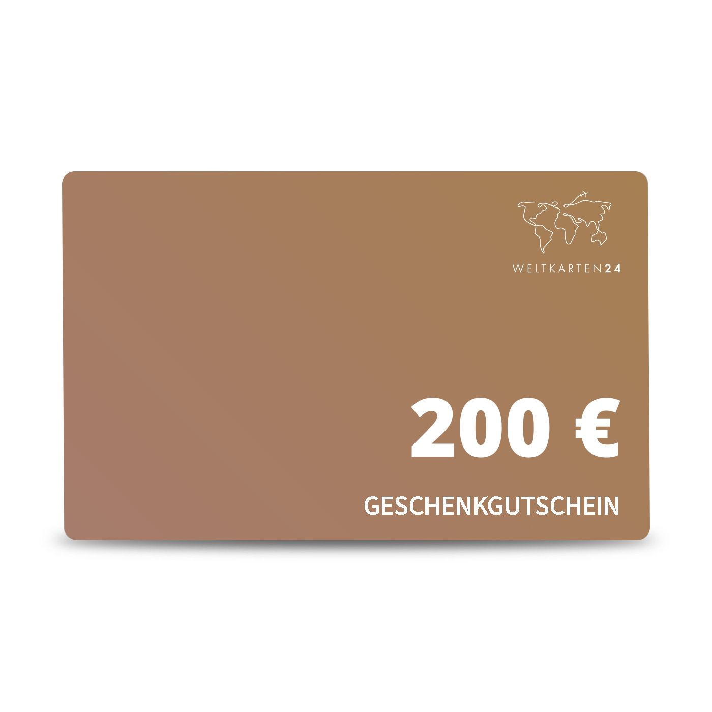 Geschenkgutschein - WELTKARTEN24