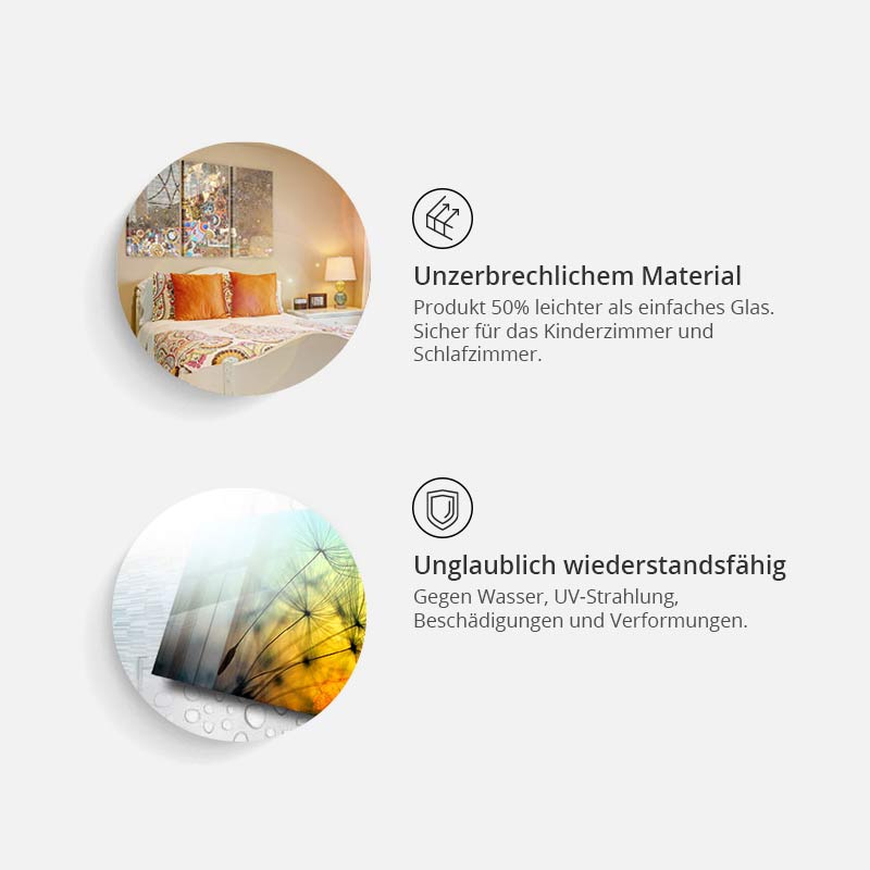 Glasbild - Graphite Map - WELTKARTEN24