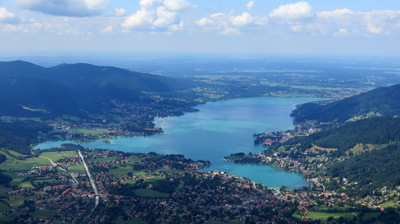 Blick auf den Tegernsee vom Wallberg