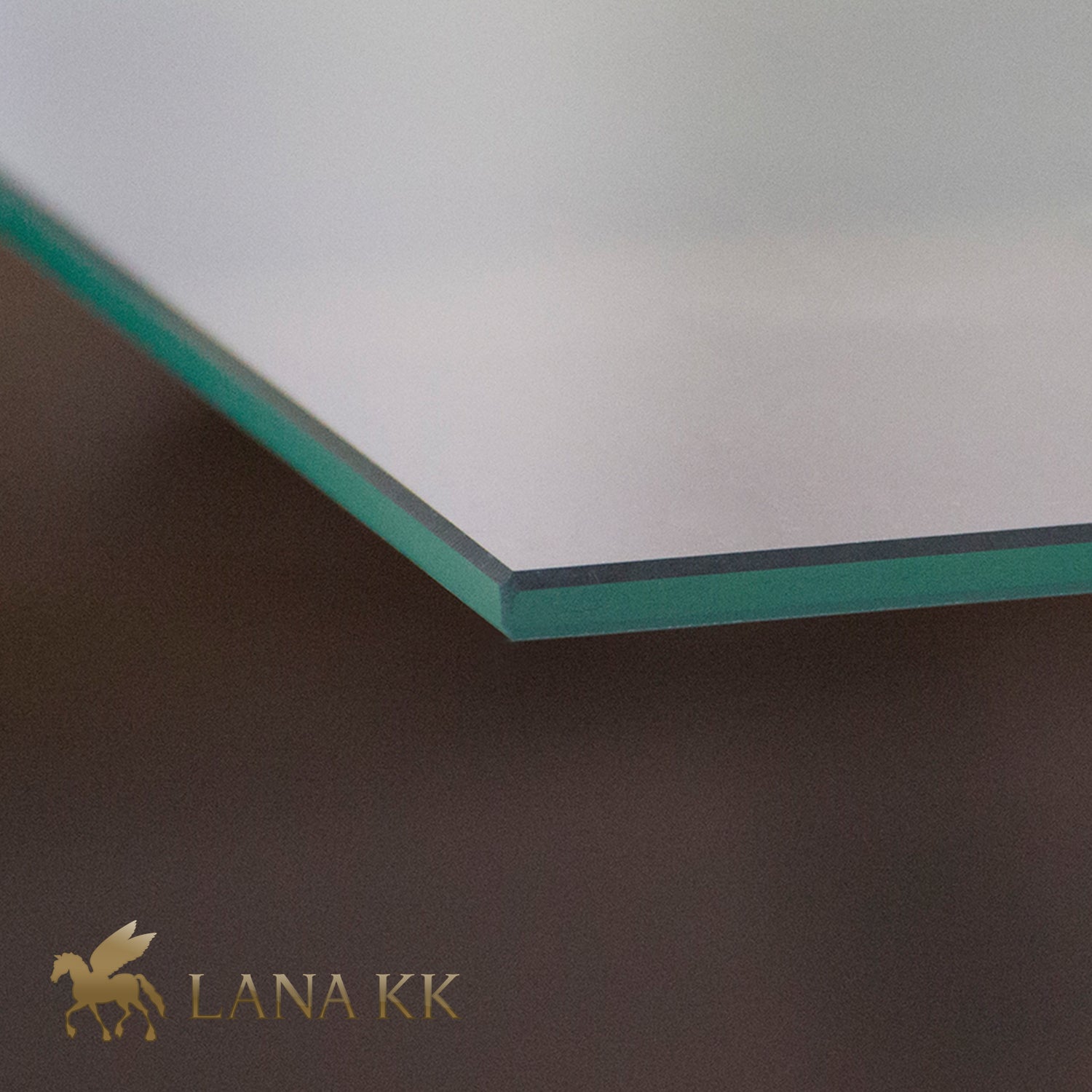 Echtglas Wandbild - Weltkarte Natur - WELTKARTEN24